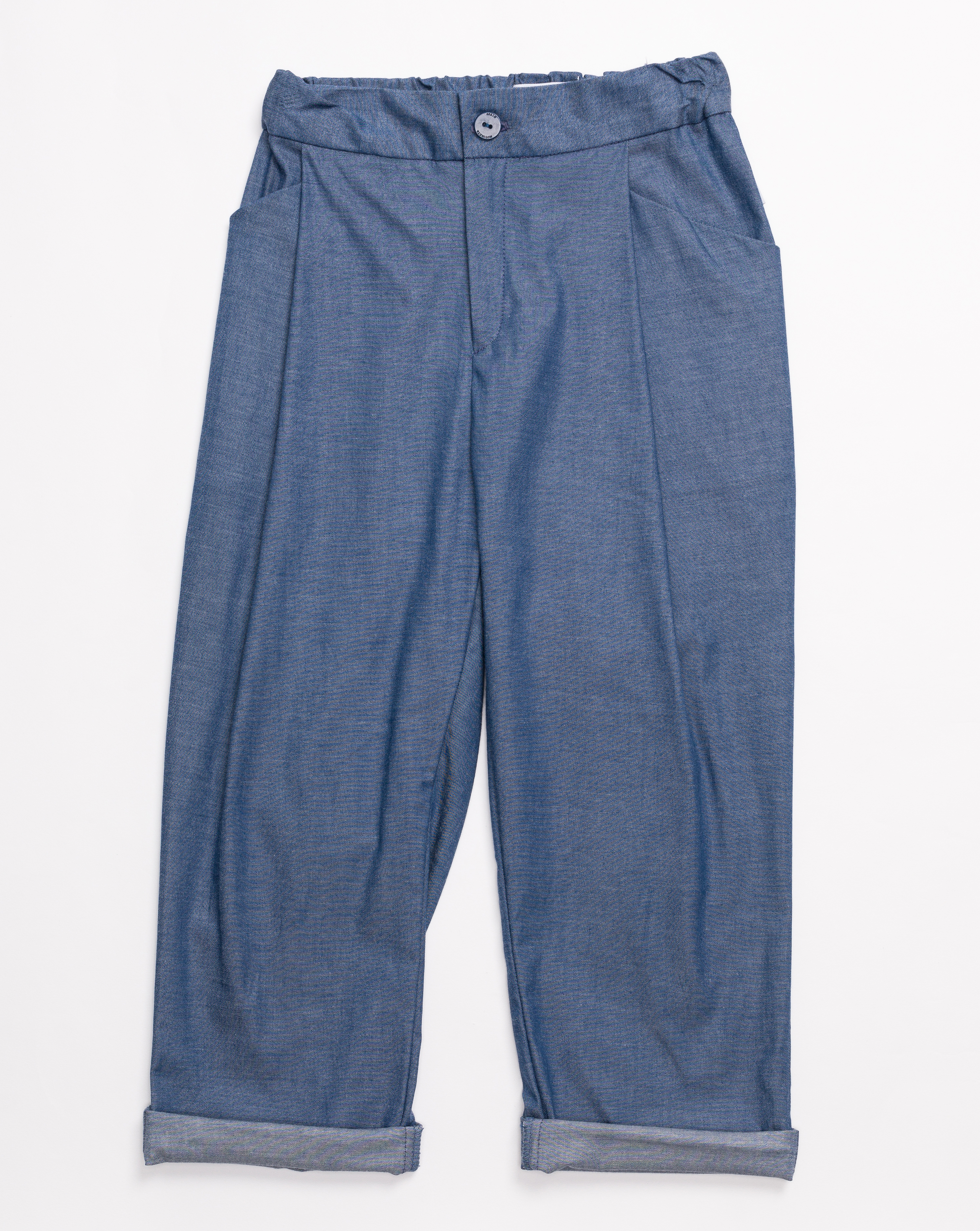                                                                                                                                              Relaxed Pants-Denim 